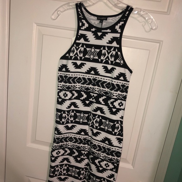 midi aztec dress